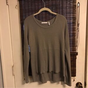 HELMUT LANG LONG SLEEVE CREWNECK SWEATER TOP XS Gray